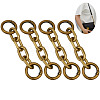 4Pcs Aluminum Cable Chain Bag Extension Chains DIY-DR0002-59B-1