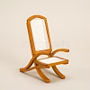 Wooden Rattan Chairs Miniature Ornaments PW-WGF3AFE-01-3