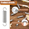 10Pcs Stainless Steel Tension Spring Hook AJEW-FH0006-13A-5