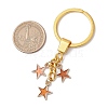 Alloy Enamel Star Keychain KEYC-JKC01084-02-3