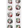 Christmas Round with Word Roll Stickers DIY-S045-01F-1