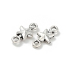 Tibetan Style Alloy Star Connector Charms TIBE-S324-21AS-2