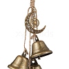 Iron Bell Pendant Decoration HJEW-JM02246-4