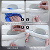 Car Door Handle Bling Plastic Protective Sticker AJEW-WH0518-77-3