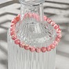 Natural Argentina Rhodochrosite Beaded Stretch Bracelets BJEW-L700-01A-3