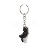 Alloy with PVC Plastic Cute Keychain KEYC-Z006-02P-A-1
