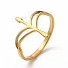304 Stainless Steel Hollow Out Arrow Finger Ring for Women RJEW-K239-07G-3