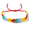 Bohemian Rainbow Arrow Beaded Bracelet Women's Beaded Hand Jewelry LS6623-1