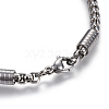 Non-Tarnish 304 Stainless Steel Box Chain Necklaces NJEW-F242-09P-3