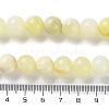 Natural New Jade Stone Round Bead Strands G-O039-16-8mm-01-7