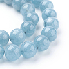 Natural Blue Quartz Beads Strands G-O047-07-4mm-3