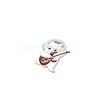 Animal Wearing Headphones with Guitar Alloy Enamel Pins PW-WG3E54A-01-2