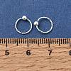 Brass Ball Captive Bead Nose Ring AJEW-G075-01S-01-5