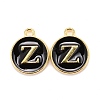 Golden Plated Alloy Charms LS-ENAM-S118-02Z-1