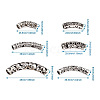 Kissitty Tibetan Style Alloy Tube Beads PALLOY-KS0002-05-10