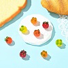 8Pcs 4 Colors Handmade Lampwork Beads LAMP-CJ0002-71-5