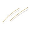 Brass Flat Head Pins KK-H502-01G-G-2