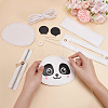 Panda Head Shape Crossbody Bag Making Kits DIY-WH0308-276-3