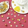 50Pcs 2 Colors Brass Butterfly Clutches Pin Backs KK-CJ0002-54-6