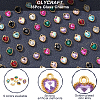 Olycraft 36Pcs 9 Colors Glass Charms GLAA-OC0001-30-4