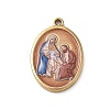304 Stainless Steel Printed Religion Pendants STAS-G387-03G-11-1