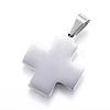 Non-Tarnish 304 Stainless Steel Pendants STAS-G124-17P-2