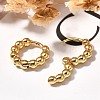 Rack Plating Round Brass Hoop Earrings for Women EJEW-C125-08G-3