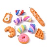 20Pcs Resin & Handmade Polymer Clay  Pendants FIND-FS0001-20-2