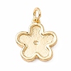 Brass Enamel Pendants KK-P217-02G-04-2