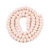 Opaque Solid Color Imitation Jade Glass Beads Strands LS-EGLA-A044-P6mm-D05-3