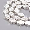 Grade AA Electroplated Non-magnetic Synthetic Hematite Beads G-G780-01S-1