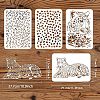 PET Hollow out Drawing Painting Stencils Sets for Kids Teen Boys Girls DIY-WH0172-634-2