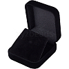Square Velvet Bangle Storage Boxes with Black Inside CON-WH20010-03C-1