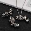 304 Stainless Steel Angel Pendants STAS-M202-02AS-5