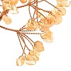 Natural Citrine Chips Tree of Life Decorations DJEW-C016-02M-2