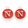 Golden Plated Enamel Alloy Charms ENAM-SZ0001-26C-N-2