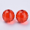 Transparent Acrylic Beads X-TACR-Q254-8mm-V12-2