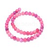 Natural Dyed Jade Beads Strands G-F601-A24-2