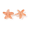 Frosted Glass Beads FGLA-T005-01G-2