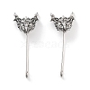 Animal 316 Surgical Stainless Steel Safety Pin Hoop Earrings for Women EJEW-Z050-27AS-1
