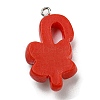 Opaque Resin Pendants CRES-D010-01H-01-2