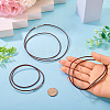3Pcs 3 Sizes 2MM Round Cowhide Leather Cord Necklaces Makging NJEW-TAC0049-5