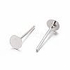 925 Sterling Silver Stud Earring Findings X-STER-T002-200S-2