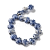 Natural Blue Spot Jasper Beads Strands G-K357-C03-01-3