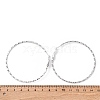 304 Stainless Steel Hoop Earrings EJEW-S250-01A-P-5