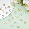 DIY Stainless Steel Heart Dangle Earrings Making Kit DIY-DR0001-39-4