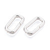 Brass Spring Gate Rings KK-WH20009-01S-A-4