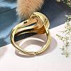 Adjustable Rack Plating Brass Finger Rings for Women RJEW-M028-33G-5