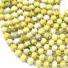 Natural Butter Jade Beads Strands G-K389-E38-01-3