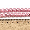 Eco-Friendly Dyed  Glass Pearl Round Beads Strands HY-A002-8mm-RB109-3